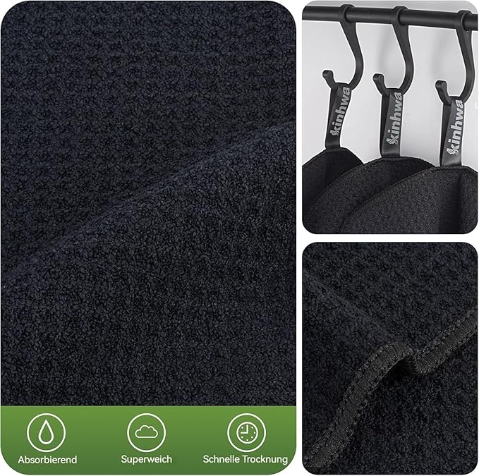 KinHwa Waffle Kitchen Towels for Washing Dishes Dish Cloths for Washing Dishes Microfiber Dish Towels for Kitchen Ultra Soft Absorbent Quick Drying 8inch x 8inch 6 Pack