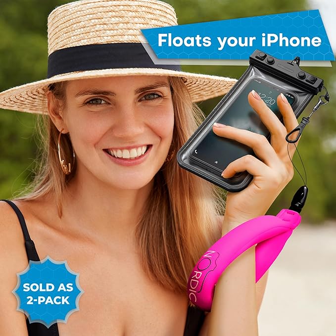 Nordic Flash Floating Wrist Strap for Action Cameras – Compatible with GoPro Hero 13, Insta360 X4, DJI Action 5 Pro, OM System TG-7, Kodak PixPro WPZ2 & iPhone