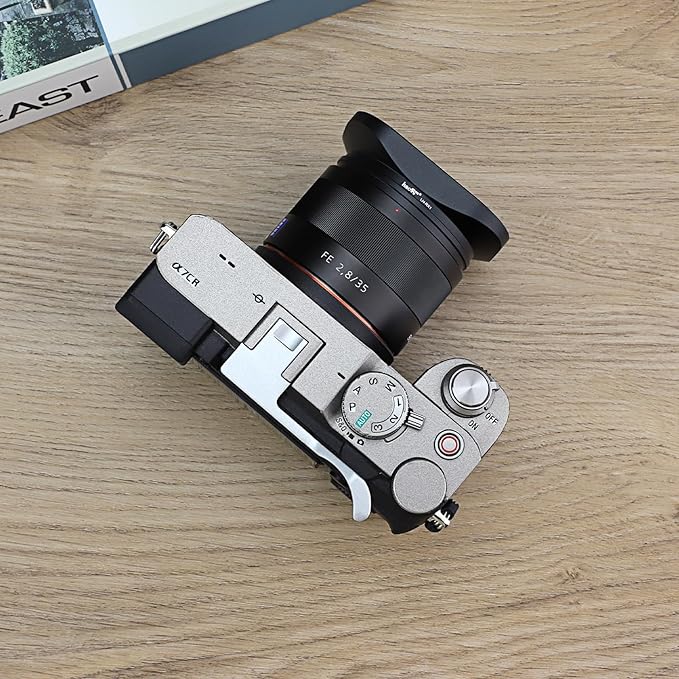 A7CII A7CR Thumb Grip Haoge Metal Thumb Up Rest Hand Grip for Sony α7CII,Alpha 7CII,ILCE-7CII,A7CR Camera Accessories Silver (Not Fits A7C) THB-A7CII-S Hot Shoe Thumb Up