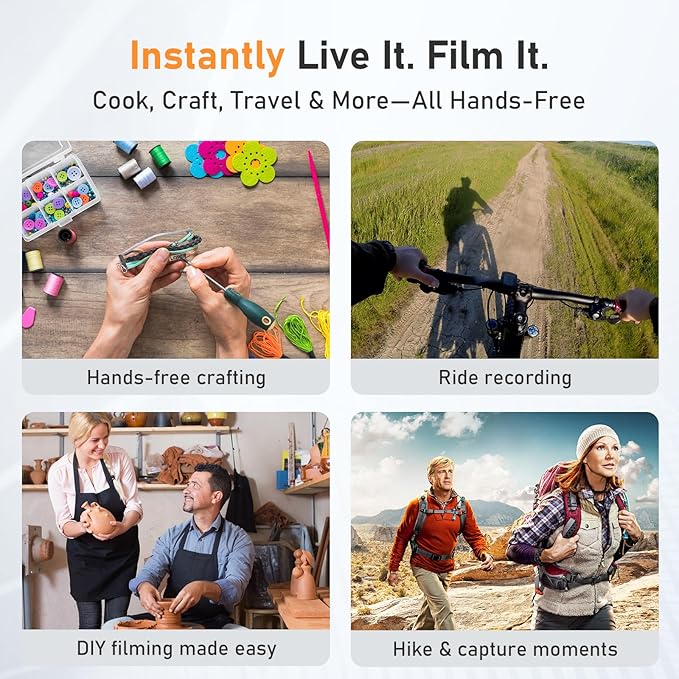 700mm Extended Neck Phone Holder, Hands-Free Magnetic Mount for Vlogging & POV, Longer Than 600mm for Comfort & Wider Angles, Fits MagSafe iPhone Android GoPro etc.