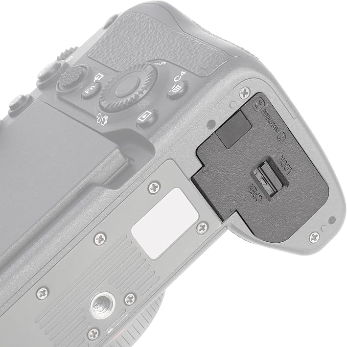 FocusFoto Battery Door Cover Lid Cap with Outlet Replacement for Sony Alpha A7IV, A7RIV, A7SIII, FX3, FX30, A1, A9II Camera Repair Parts