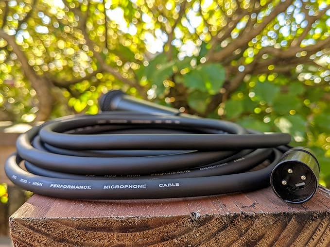 Pig Hog PHM3 8mm Tour Grade Mic Cable, XLR 3ft - 2-pack