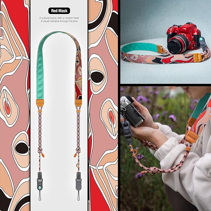 LEOFOTO Adjustable Camera Strap for Photographers