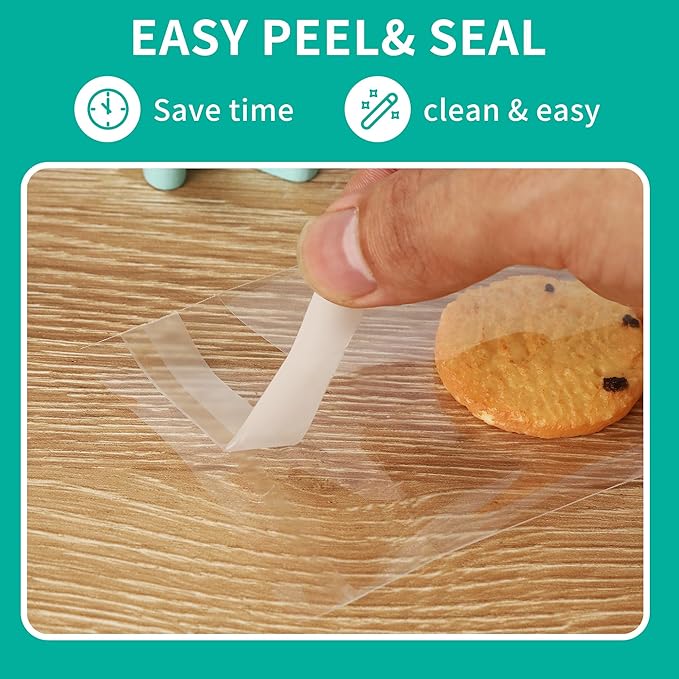 iMailer - 1000 Pcs - 5" x 7" Resealable Cellophane Bags- Self Sealing Clear Cello Bags for A2 A4 A6 Cards & Envelopes, Photo, Prints, Candies