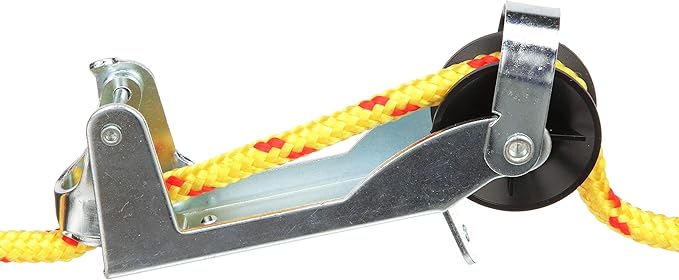 Seachoice Lift & Lock Anchor Line Control, Boat Rope, Zinc-Plated Steel, Supports Anchors Up to 20 Lbs.