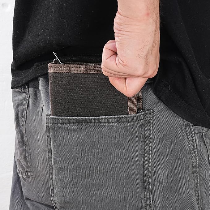 Pocket Journal Cover with Field Book, Waterproof Pocket Notebook Cover with Zipper for Journal Planner, Small Notebook Holder for Field Notes & Moleskine Cahier 3.5" x 5.5" - Mini Field Journal