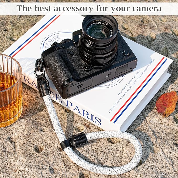 VOVMOEYA Rope Camera Wrist Strap,Camera Hand Strap Compatible with A6400 A6000 A7 IV,for Fujifilm X100V for Nikon Zf Z30 for Canon EOS R6 R7 R8 R10 Camera Wrist Straps for dslr