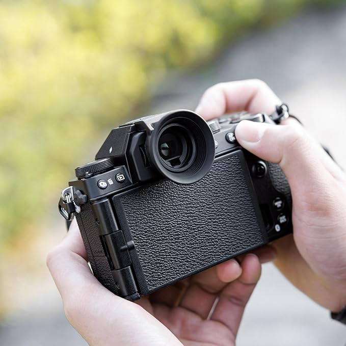 JJC Eyecup Eye Cup Eyepiece for Fuji Fujifilm X-S20 X-S10 X-T200 XS20 XS10 XT200 Mirrorless Camera, Extended Soft Rubber Eyecup Viewfinder Cover