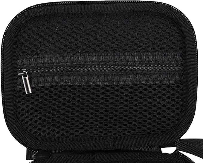 Vikye Carrying Case for Action 6, Water Proof Hard Carrying Bag for Camera Batteries Filter Mount, Hard Shell Action Camera Bag for Travel Cycling