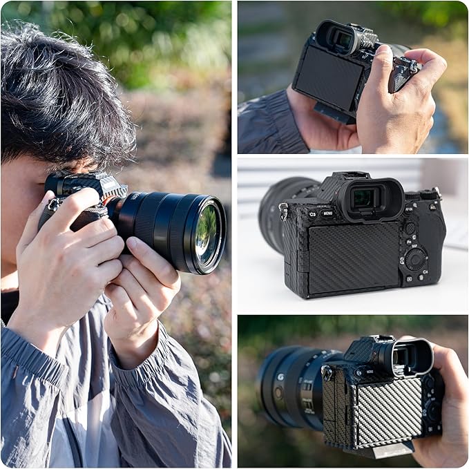 Soft Silicon Camera Viewfinder Eyecup Eye Cup Eyepiece Replacement for Sony Alpha A7M5 A7V A7 V IV A1II A7R V A7RV A7R5 A7M4 A7IV A9III A7S III A7SIII A7S3 ILCE-7SM3 EVF Eyeshade Replace Sony FDA-EP19