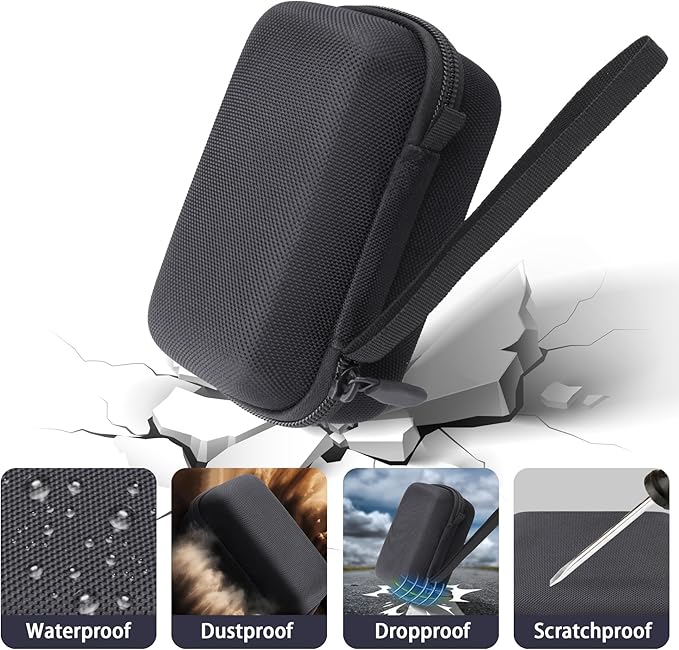 Camera Case for KODAK EKTAR H35/H35N/KODAK Snapic A1 Frame Film Camera,Carrying Case Holder for KODAK EKTAR H35/H35N Half Frame Film Camera and Accessories(Black Case)