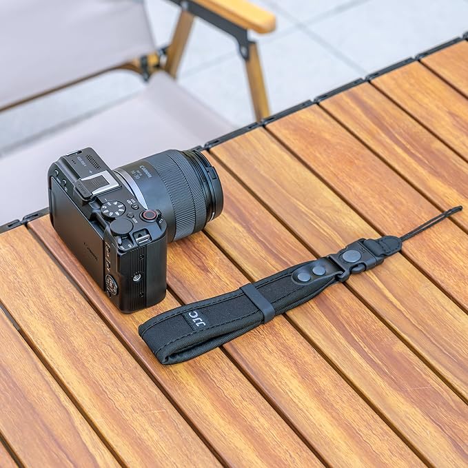 Upgraded Quick Release Soft Neoprene Camera Hand Wrist Grip Strap with Thinner Lanyard for Canon EOS R50 R50 V R100 R7 R10 M50 Mark II Lumix ZS99 S5IIX S5II S1RII S9 for Fuji GFX 100 II Coolpix P950
