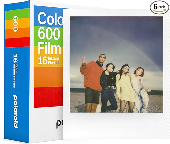 Polaroid Color Film for 600 Double Pack,16 Photos (6012) - Packaging May Vary,(Pack of 6)