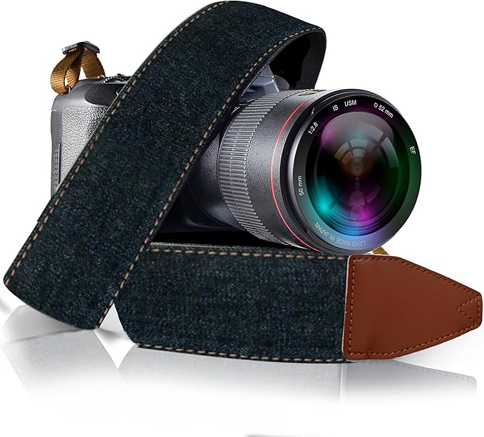 Art Tribute Camera Strap for All DSLR and Mirrorless Cameras. Photographers Strap Neck, Shoulder & Crossbody Camera Strap