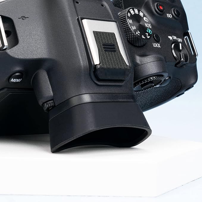 JJC Eyecup Eyepiece Viewfinder for Canon EOS R7 Camera with Soft Silicone Extended Design