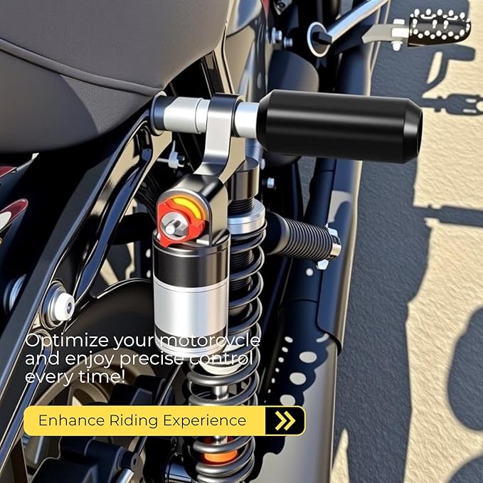4" Upper Shock Mount Frame Sliders Falling Crash Protector Guards Falling Side Protector No Cut Kits for Harley Sportster XL883 XL1200 2004-2022