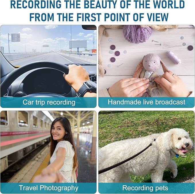 Magnetic Neck Phone Holder, Hands Free POV/Vlog Selfie Mount Flexible Neck Phone Holder for Recording, Magnetic Phone Chest Mount for iPhone 16 15 14 13 Seires and All Smartphones