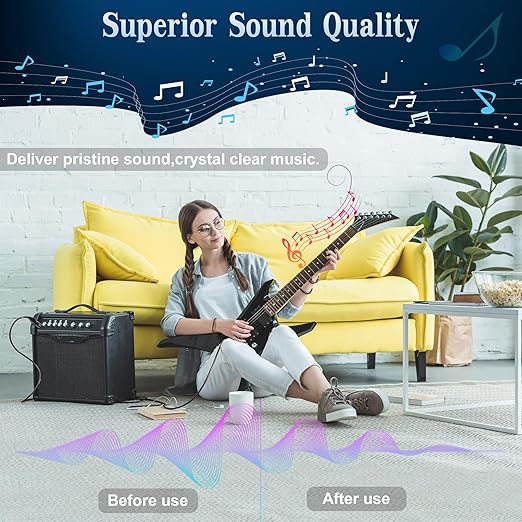 Elecan 6.35mm (1/4 Inch) TRS Male to XLR Male Cable 15 Ft, Balanced Professional Shielded Stereo Microphone Cable Cord, Gold Plated for Mixer AMP Speaker Amplifier with 6.35 to 3.5mm Adapter+Ties
