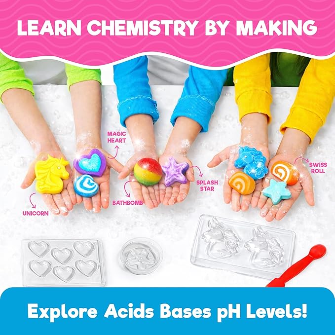 Doctor Jupiter Soap & Bath Bomb Science Lab for Kids Ages 8-9-10-11-12 | Birthday Gift Ideas for 8+ Years Old Boys & Girls | Learning & Educational Kits