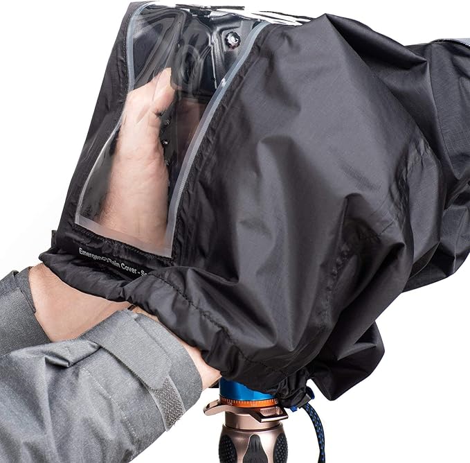 Think Tank Emergency Rain Cover for DSLR and Mirrorless Cameras with 24-70mm Lens - Small (Black)