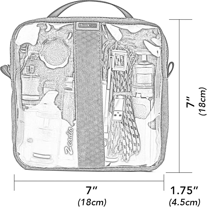 Think Tank Cable Management 20 - Electronics, Accessories, and Gear Organizer Pouch - Large