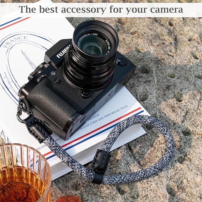 VOVMOEYA Rope Camera Wrist Strap,Camera Hand Strap Compatible with A6400 A6000 A7 IV,for Fujifilm X100V for Nikon Zf Z30 for Canon EOS R6 R7 R8 R10 Camera Wrist Straps for dslr