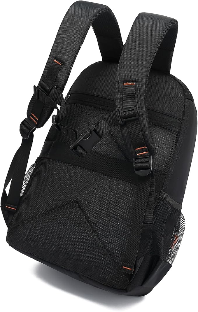Brrnoo Lightweight Camera Backpack with USB Charging Port – 800g Water-Resistant Professional DSLR Bag with Tripod Strap, 15.6" Laptop Compartment & Gear Organizer for Photographers & Travelers