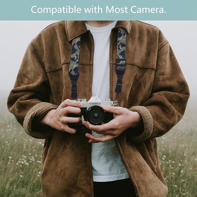 Adjustable Shoulder Strap:Comfortable iPad Strap Nylon Neck Lanyard for iPad/Samsung Tablet Case,Camera Binocular Crossbody Laptop Luggage Bag(Camouflage color)