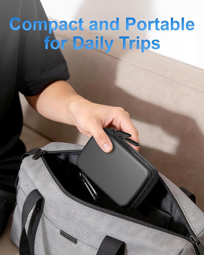 ProCase Hard Travel Electronic Organizer Case Bundle with EVA Hard Shell Case for iPhone Air Magsafe Battery Portable Charger