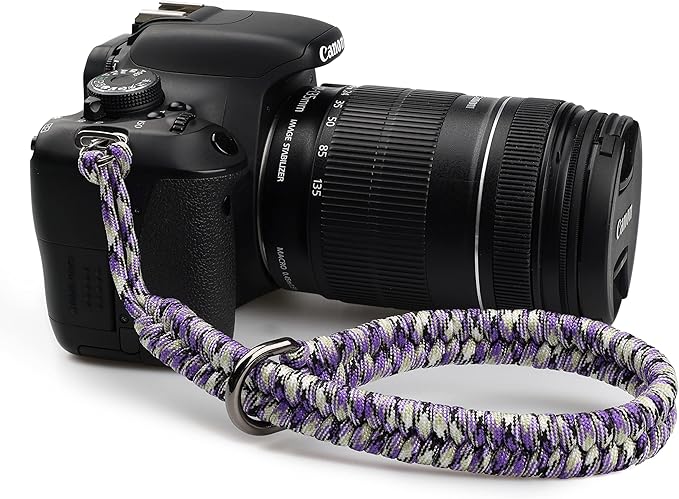 SUNYA Camera Wrist Strap for Photographers Paracord Rope Camera Hand Strap Compatible for DSLR or Mirrorless Camera