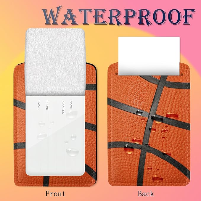 2 Pack Luggage Tags for Suitcases,Basketball Luggage Tag,Leather Stainless Steel Loop Label Tag for Women Men Girls Travel Bag Suitcase