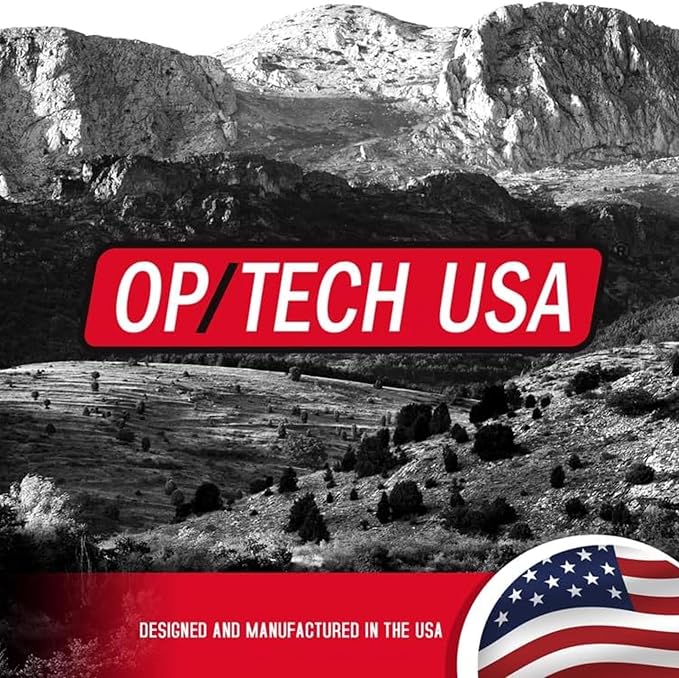 OP/TECH USA E-Z Comfort Neoprene Neck Strap - Lightweight, Padded, Adjustable Strap for DSLR, Mirrorless & Binoculars (Black) - Made in USA