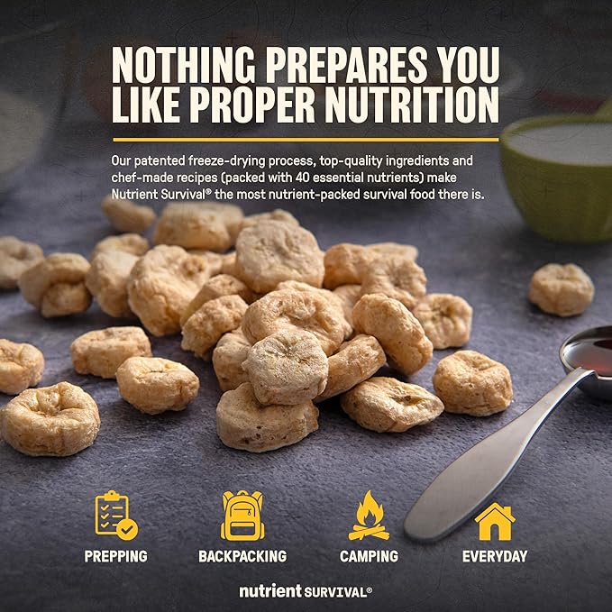Premium Freeze-Dried Bananas – #10 Can | 25-yr Shelf Life | Emergency Food Storage