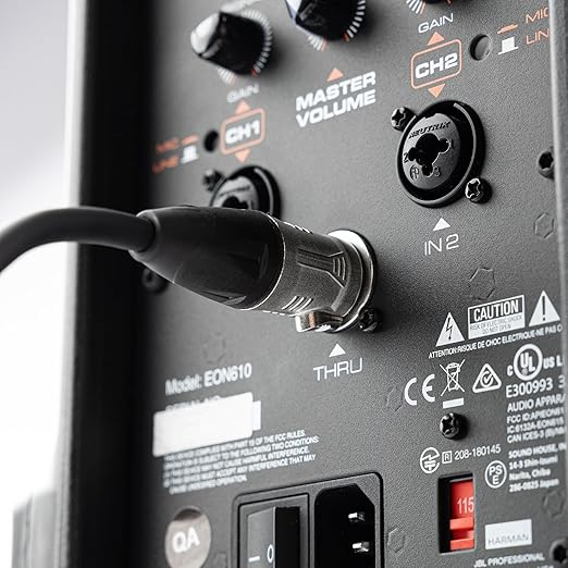 By Gator Cases Backline Series Standard 20 Foot XLR Microphone Cable, (GCWB-XLR-20)
