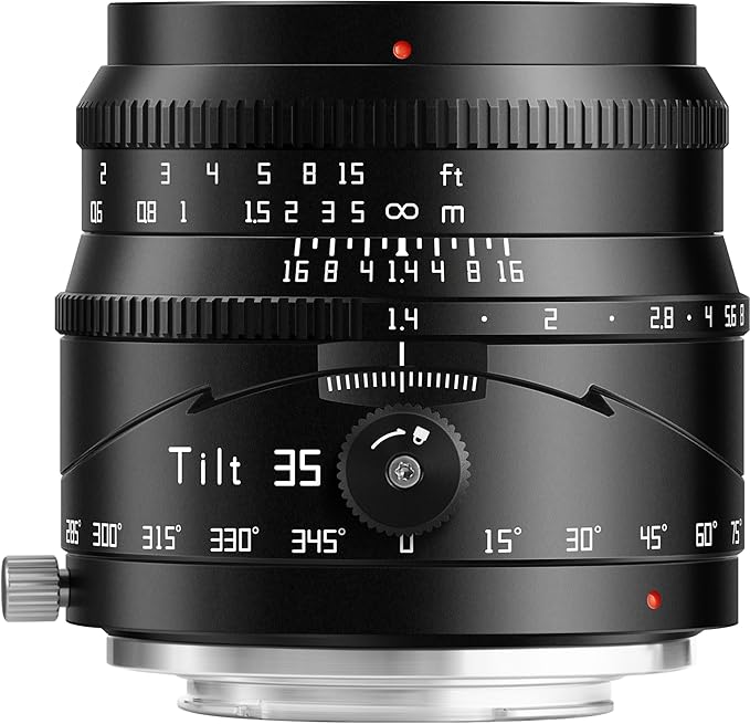 TTArtisan 35mm F1.4 Tilt Manual Lens Large Aperture APS-C Tilt Portrait Lens Compatible with Fuji X Mount Cameras X-A10,X-A2,X-A3,X-A5,X-A7,X-A1,X-A10(for Fuji)
