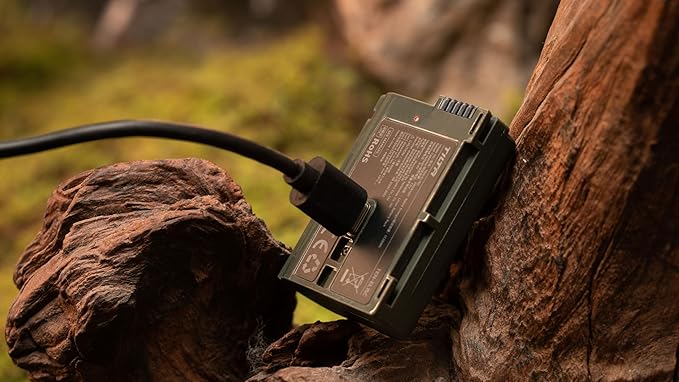 Tilta EN-EL15C Rechargeable Battery with USB-C Input (2400mAh) | Compatible with Nikon Z8, Zf, Z7II, Z6II, Z7, Z6, Z5, D850, D810, D750, D610, D500, D7500, D7200 – Green