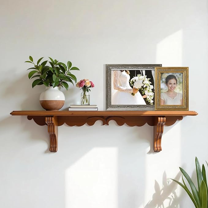 VIOLABBEY 5x7 Picture Frame Gold, Vintage Photo Frames Ornate without Mat for Tabletop or Wall Hanging