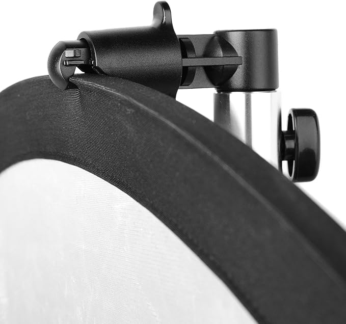 Anwenk Reflector Holder Stand Light Stand Clip Studio Photography Background Reflector Disc Holder Clip for Light Stand