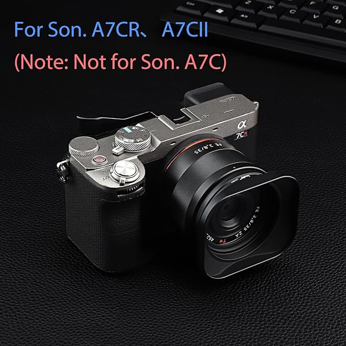 Haoge Metal Thumb Up for Sony α7CII,α7CR Alpha 7CII,ILCE-7CII,A7CR Digital Camera Accessories (Not Fits A7C) Black THB-A7CII-B Hot Shoe Rest Hand Grip
