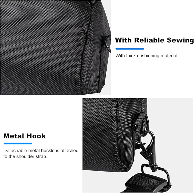 soonpho Nylon Tripod Carrying Case, Light Stand Bag with Shoulder Strap Padded for Photography Studio Flash Light Stand, Tripods, Monopods, Umbrellas, Softbox, Boom Stands, Speaker Stands (39in/100cm)