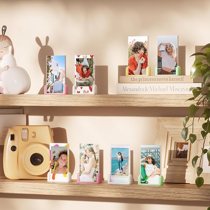 Polaroid Frame for Photos, Instax Mini Frames, 2x3 Picture Frames for Polaroid Fujifilm Instax Mini Film, Small Wallet Size Picture Frame, Baby Photo Frame (12 Pack)