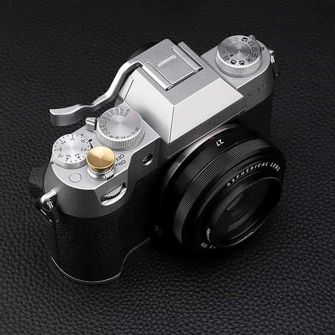 Haoge THB-XT30S Metal Hot Shoe Thumb Up Rest Hand Grip for Fujifilm X-T50 Fuji X-T30 II X-T10 X-T20 X-T30 XT10 XT20 XT30 Camera Silver