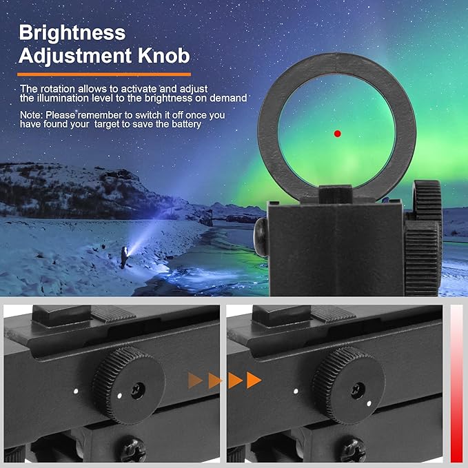 Alstar Red Dot Finderscope - Starpointer Viewfinder for Astronomical Telescopes with Slide-in Bracket