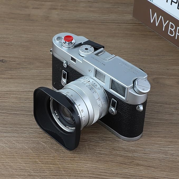 Haoge LH-ZV02P Lens Hood for Carl Zeiss Biogon T 2/35 35m m f2 ZM, C Biogon T 2.8/35 35mm f2.8 ZM, Planar T 2/50 50mm f2 ZM; Voigtlander NOKTON Classic 35mm f1.4 VM, 40mm f1.4 VM Hollow Out Designed