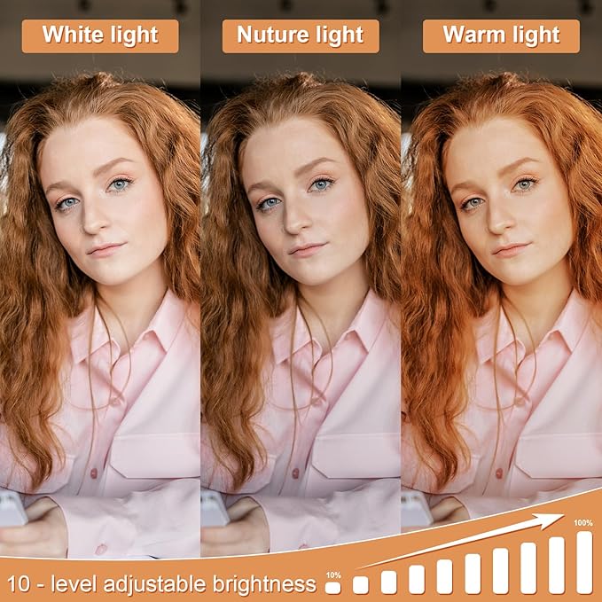 Video Conference Lighting, Monitor Light Bar, Eye-Caring Computer Light, Screen Light Bar,Webcam Streaming Lights, Zoom Lighting for Computer, Replaces Ring Light for Zoom Meetings