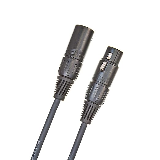 D'Addario XLR Cable - Microphone Cable - Shielded for Noise Reduction - XLR Male to XLR Female - Classic Series Balanced Mic Cable - 50 Feet/15.24 Meters - 1 Pack