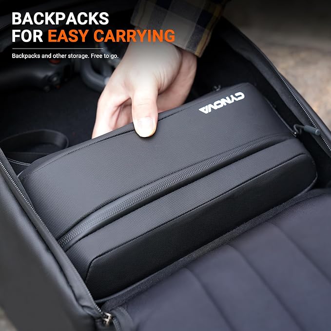 CYNOVA Carrying Bag for DJI Osmo Action 4/5 Pro, PU Storage Protective Bag for DJI Osmo Action 4/5 Pro Adventure Combo Accessories, Protective PU Storage Accessories