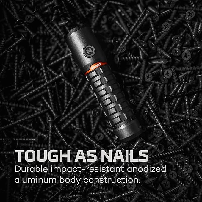 NEBO Torchy 2K Rechargeable Pocket Flashlight | 2000 Lumen Rechargeable Pocket Flashlight, 5 LED Light Modes, Water & Impact Resistant for Camping, Hunting, Hiking