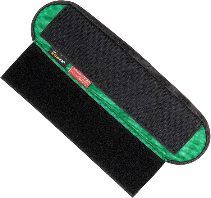 Manhattan Portage Shoulder Pad (L) Green Hook & Loop Strap with Thick Padding Adjustable 2.5 Inches Wide 1000D Cordura Comfort