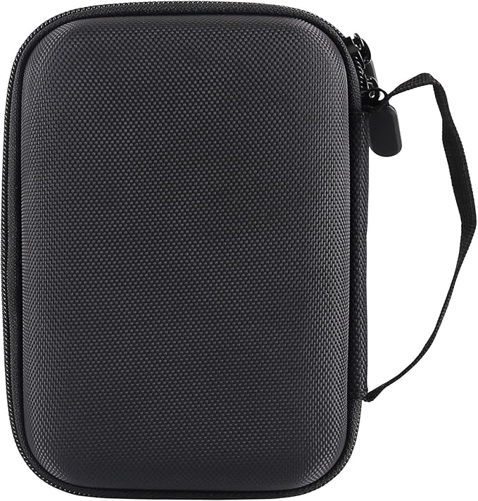 JINMEI Hard EVA Carrying Storage Case Compatible with Canon SELPHY QX20 / SELPHY Square QX10 Compact Photo Printer Protective Travel Storage Box (Black)